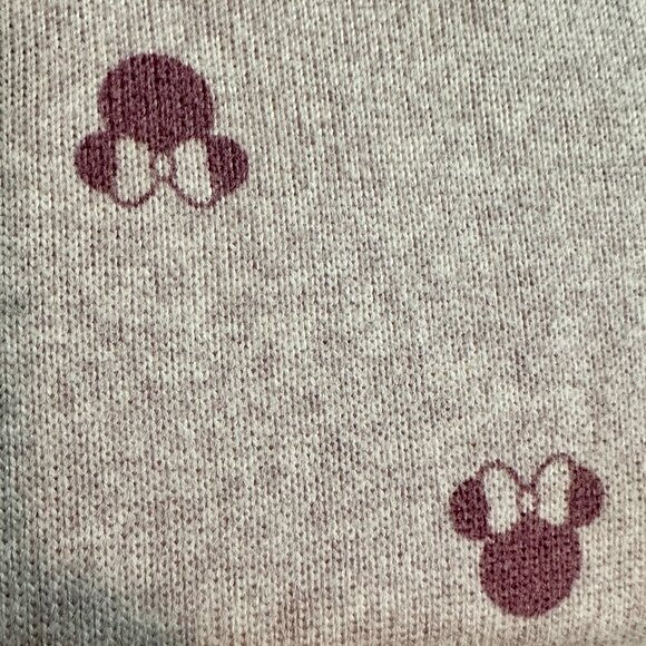 New Disney Minnie Mouse 2 Piece Pajama Set Women's Size XXL Purple Jogger Lounge - Picture 7 of 10